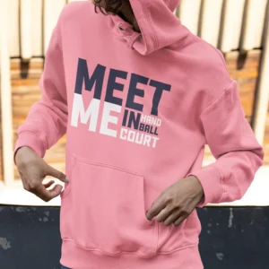 Bluza z kapturem Meet me in handball